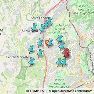 Mappa Via Monte del Marmo, 00168 Roma RM, Italia (1.71824)