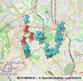 Mappa Via Mafalda di Savoia, 00197 Roma RM, Italia (1.606)