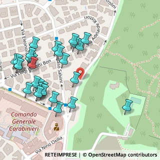 Mappa Via Mafalda di Savoia, 00197 Roma RM, Italia (0.16333)