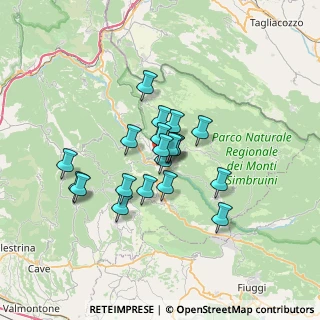 Mappa Via San Maria dei Pilari, 00028 Subiaco RM, Italia (5.2045)