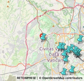 Mappa Via Simone Mosca, 00168 Roma RM, Italia (6.26467)