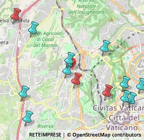 Mappa Via Simone Mosca, 00168 Roma RM, Italia (2.75923)