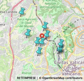 Mappa Via Simone Mosca, 00168 Roma RM, Italia (1.56727)