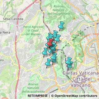 Mappa Via Simone Mosca, 00168 Roma RM, Italia (0.98529)