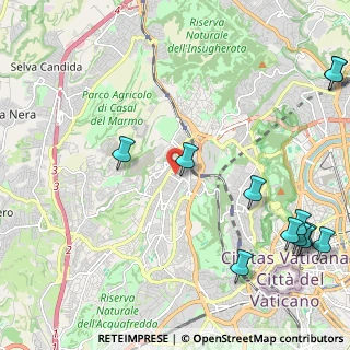 Mappa Via Simone Mosca, 00168 Roma RM, Italia (3.25167)