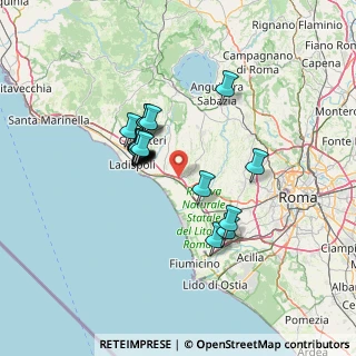 Mappa Via Pierleone Ghezzi, 00050 Fiumicino RM, Italia (11.3515)