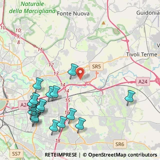 Mappa Via Giuseppe Gagliani Caputo, 00131 Roma RM, Italia (5.91765)
