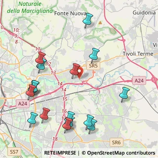 Mappa Via delle Case Rosse, 00131 Roma RM, Italia (5.4964705882353)