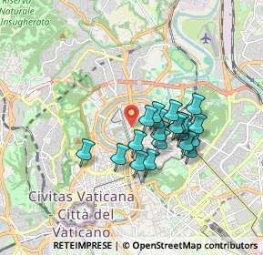 Mappa Via Dorando Pietri, 00196 Roma RM, Italia (1.4205)