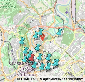 Mappa Via Dorando Pietri, 00196 Roma RM, Italia (2.323)