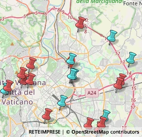 Mappa Circonvallazione Salaria, 00158 Roma RM, Italia (5.792)