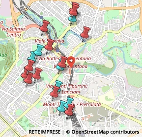 Mappa Circonvallazione Salaria, 00158 Roma RM, Italia (1.1475)