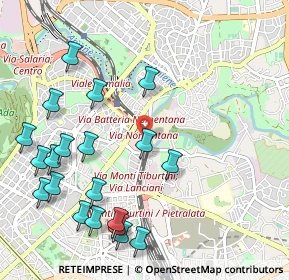 Mappa Circonvallazione Salaria, 00158 Roma RM, Italia (1.331)