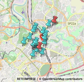 Mappa Via Cheren, 00199 Roma RM, Italia (1.188)