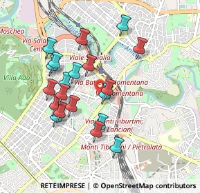 Mappa Via Cheren, 00199 Roma RM, Italia (0.9125)