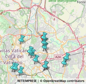 Mappa Via Cheren, 00199 Roma RM, Italia (4.72714)