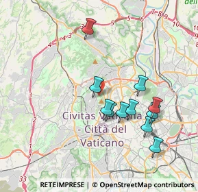 Mappa Casa di Cura Villa Stuart, 00100 Roma RM, Italia (3.67364)
