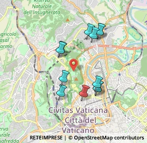 Mappa Casa di Cura Villa Stuart, 00100 Roma RM, Italia (1.70333)