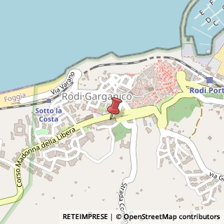 Mappa Corso madonna della libera 12, 71012 Rodi Garganico, Foggia (Puglia)