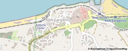 Mappa Rodi Garganico