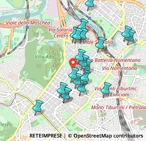 Mappa Via Nemorense, 00199 Roma RM, Italia (0.888)