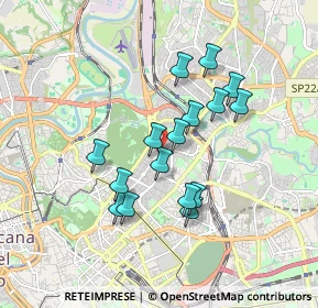 Mappa Via Nemorense, 00199 Roma RM, Italia (1.59063)