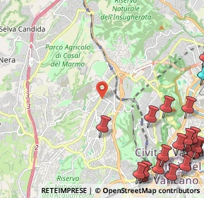Mappa Via Marcello Provenzale, 00168 Roma RM, Italia (3.7485)