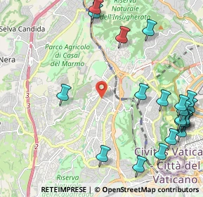 Mappa Via Marcello Provenzale, 00168 Roma RM, Italia (3.051)