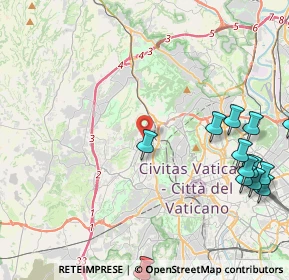 Mappa Via Marcello Provenzale, 00168 Roma RM, Italia (5.99231)