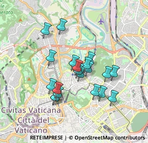 Mappa Via del Sacro Cuore di Maria, 00197 Roma RM, Italia (1.528)