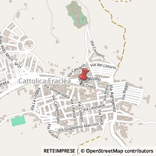 Mappa Via Pioppone, 6, 92011 Cattolica Eraclea, Agrigento (Sicilia)