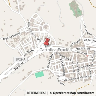 Mappa Via Oreto, 72, 92011 Agrigento, Agrigento (Sicilia)