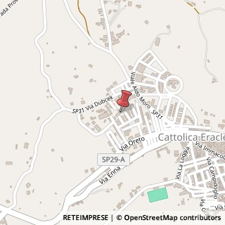 Mappa Via Oreto, 20, 92011 Cattolica Eraclea, Agrigento (Sicilia)