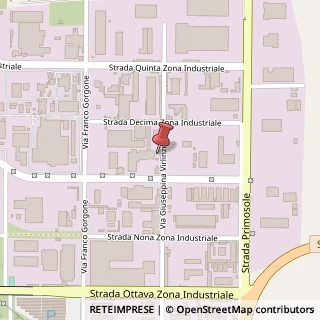 Mappa Strada XVI Zona Industriale, 22, 95121 Catania, Catania (Sicilia)