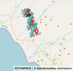 Mappa Contrada, 92016 Ribera AG, Italia (3.60833)