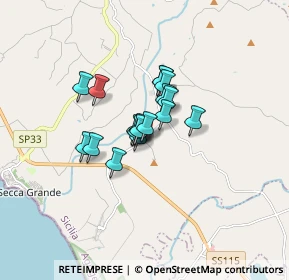 Mappa SP 57, 92016 Ribera AG, Italia (1.08889)