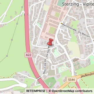 Mappa Via Villa, 2, 39049 Vipiteno, Bolzano (Trentino-Alto Adige)
