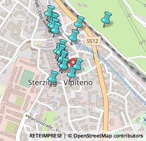 Mappa Via Ralser, 39049 Vipiteno BZ, Italia (0.182)