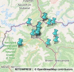 Mappa Eisackdammweg, 39049 Vipiteno BZ, Italia (9.54389)