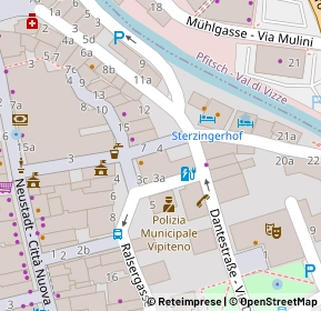 Mappa Via Geizkofler, 39049 Vipiteno BZ, Italia (0.05385)