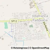 Kaart Villafranca Padovana