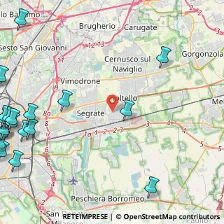 Mappa Via Pordenone, 20096 Pioltello MI, Italia (7.6135)