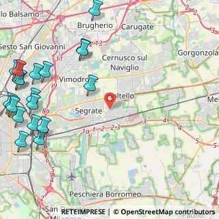 Mappa Via Pordenone, 20096 Pioltello MI, Italia (6.5565)