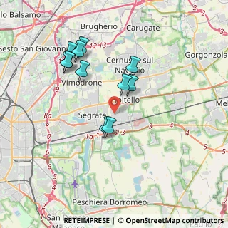 Mappa Via Pordenone, 20096 Pioltello MI, Italia (3.46273)