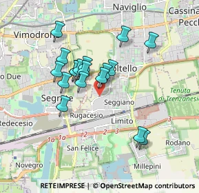 Mappa Via Pordenone, 20096 Pioltello MI, Italia (1.49333)