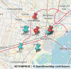 Mappa Via Volturno, 30038 Spinea VE, Italia (5.825)