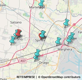 Mappa Via Volturno, 30038 Spinea VE, Italia (4.04846)