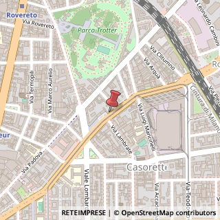 Mappa Via Ruggero Leoncavallo, 19, 20131 Milano, Milano (Lombardia)