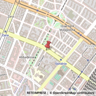 Mappa Viale Sondrio,  7, 20124 Milano, Milano (Lombardia)