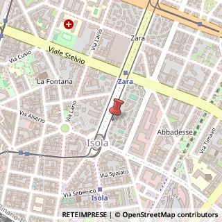 Mappa Viale Zara, 10, 20124 Milano, Milano (Lombardia)